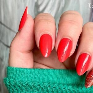 Color Street Firewall Scarlet Red Nail Polish Strips Neon